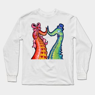 Tentacle Couple Long Sleeve T-Shirt